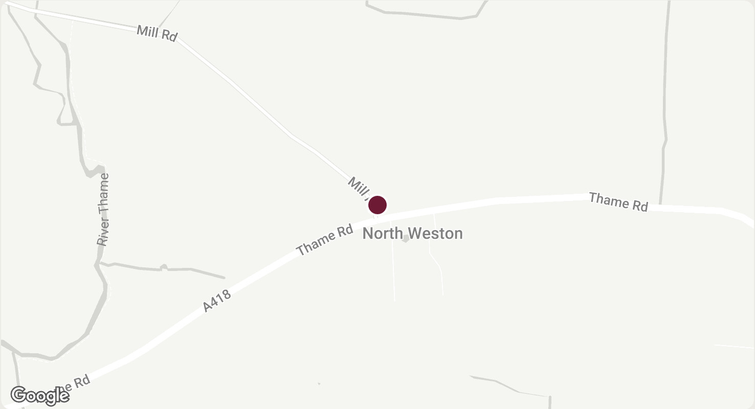 Thame location map screenshot